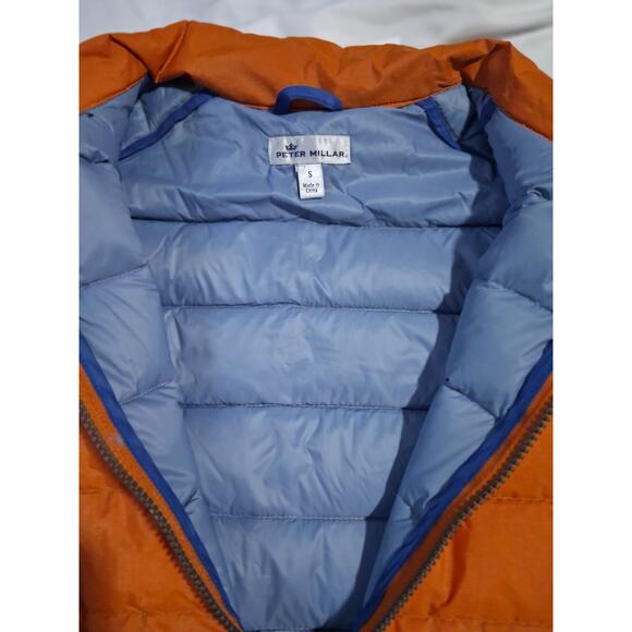 Peter Millar Mens Small Crown Elite Light Down Insulated Golf Prep Puffer Vest - Picture 14 of 14